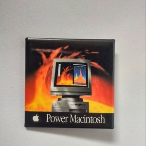 1990s power macintosh pinback